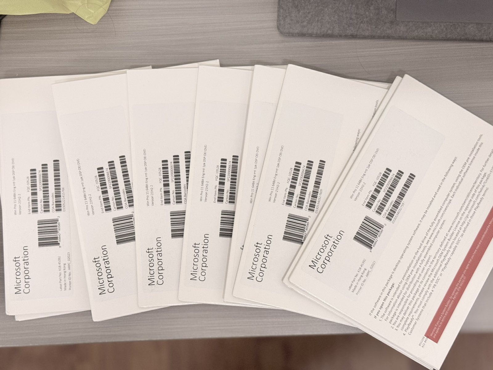 Microsoft License 6